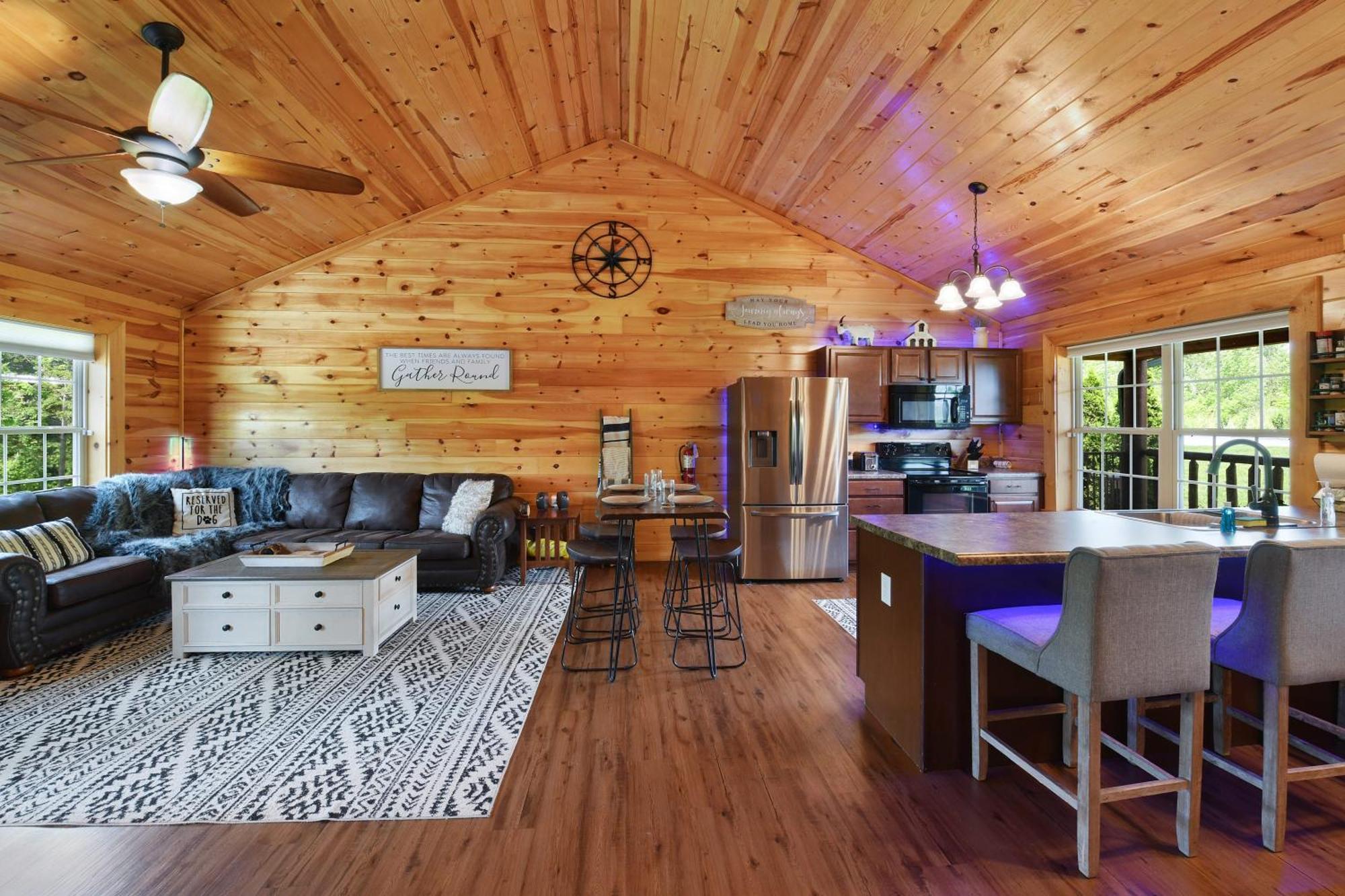 Enchanted Forest Cabin And Teepee! Lights & Laser Show! Private Hot Tub! Unique Stay! Сивиървил Екстериор снимка